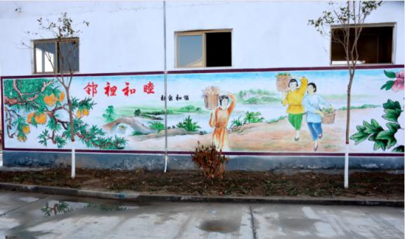 澄江乡镇文化墙 乡风文明焕发新活力